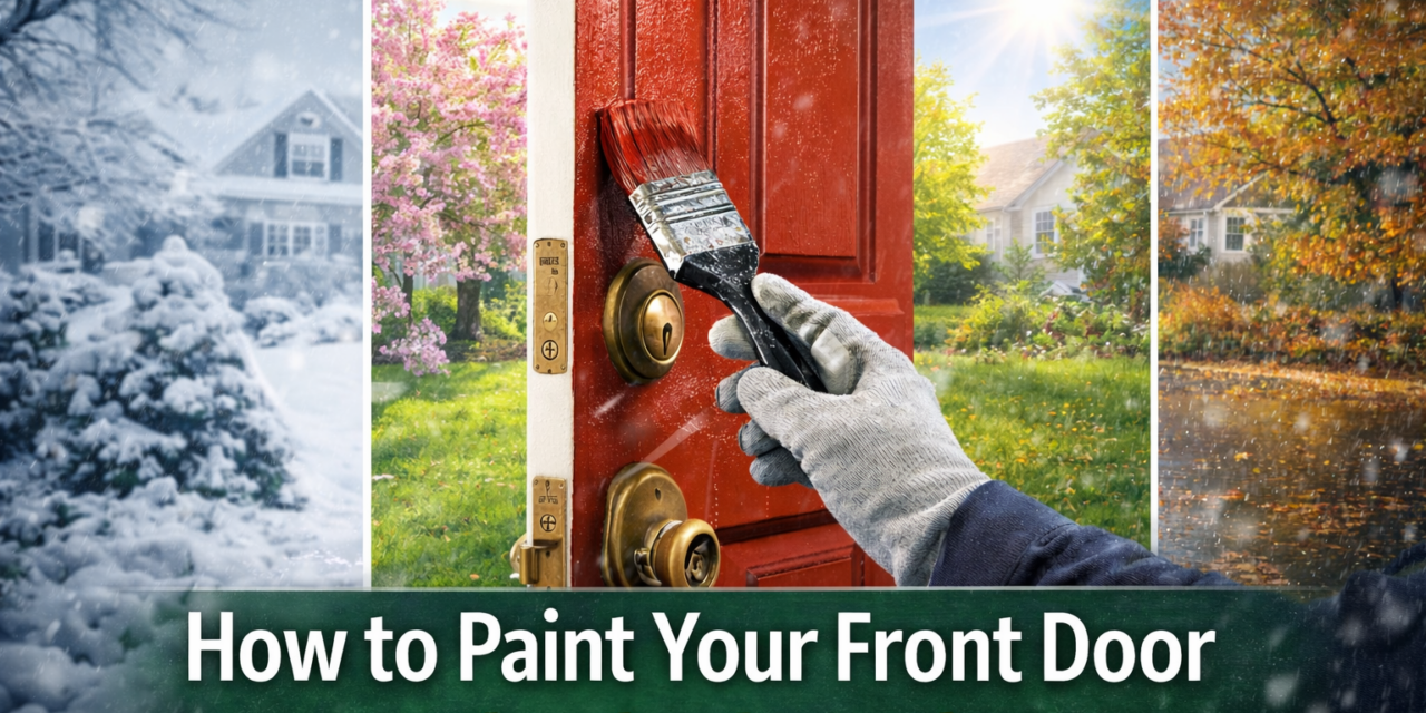 How to Paint Your Front Door in Cleveland Weather