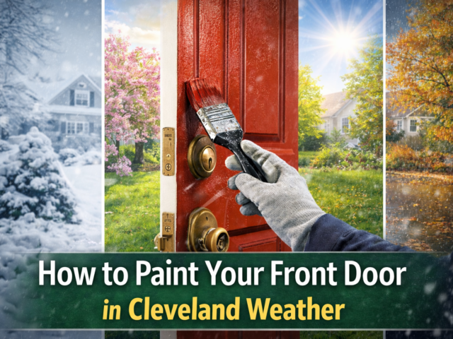 How to Paint Your Front Door in Cleveland Weather
