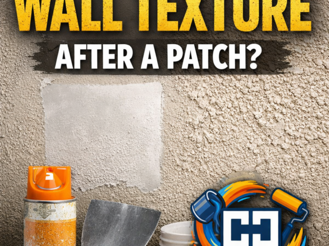 How Do I Match Wall Texture After a Patch?
