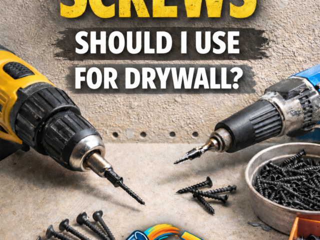 What Type of Screws Should I Use for Drywall?