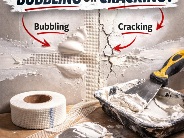 Why Is My Drywall Tape Bubbling or Cracking?