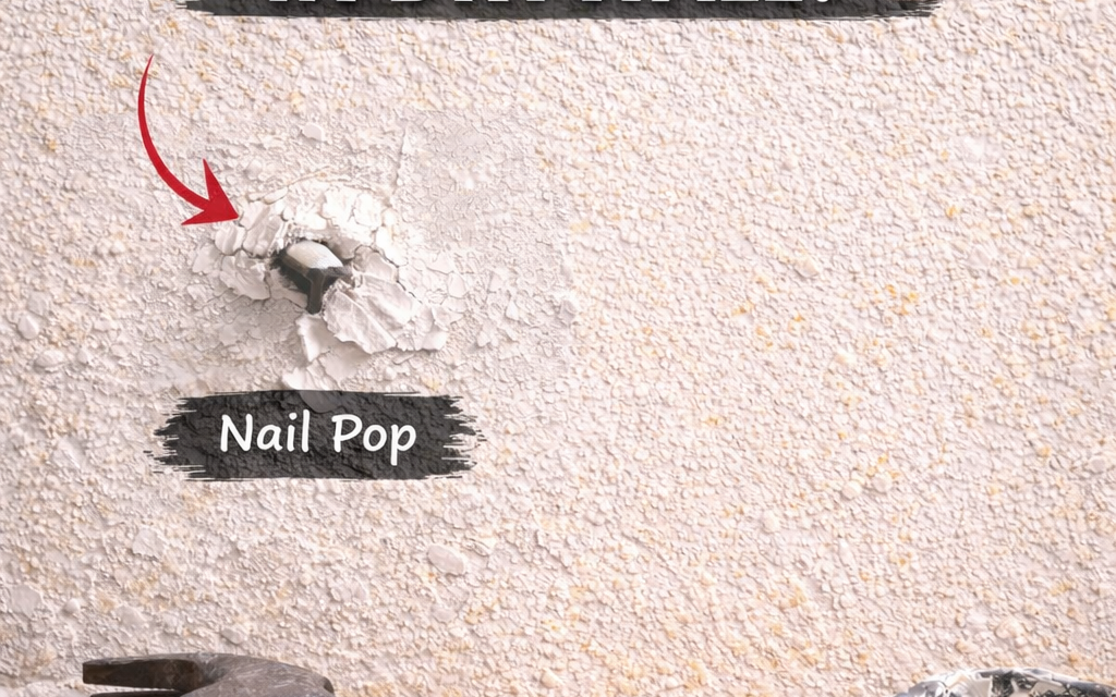 How Do I Fix Nail Pops in Drywall?