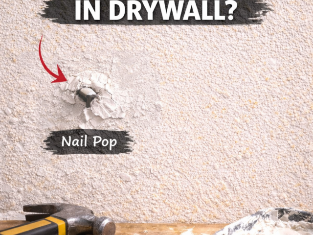 How Do I Fix Nail Pops in Drywall?