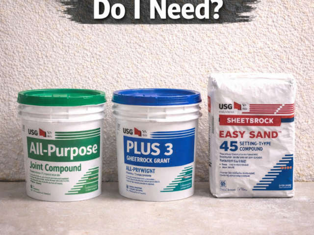 What Type of Joint Compound Do I Need?