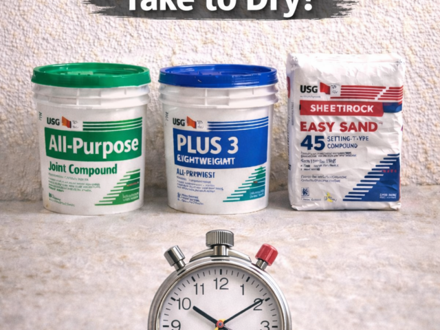 How Long Does Drywall Mud Take to Dry?