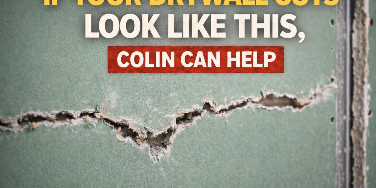 How to Cut Drywall Straight (The Score and Snap Method)