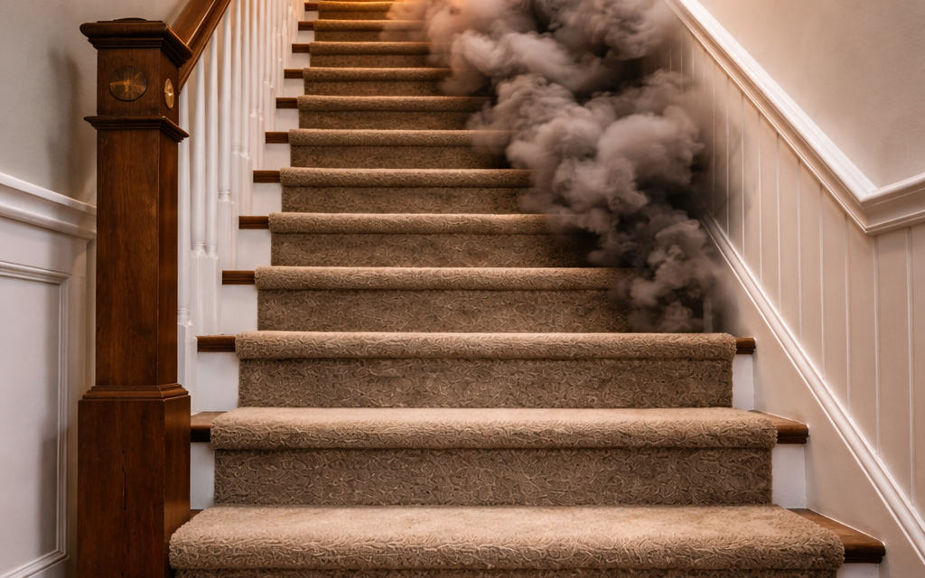 How Stairways Become Smoke Highways in a Fire (And Where Your Smoke Alarms Really Belong)