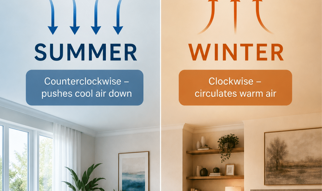 Which Direction Should Your Ceiling Fan Go In Summer?
